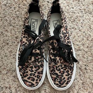 Cheetah print vans